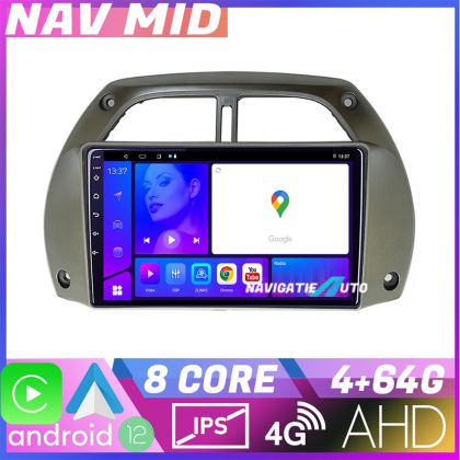 Navigatie Toyota Rav 4 2000 2004 EDOTEC-LITE Android Ecran 720P Octa Core 4 64 Carplay