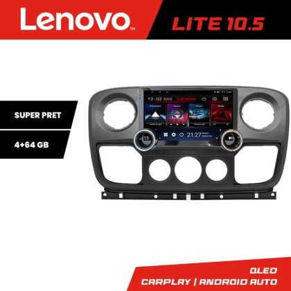Navigatie Opel Movano, Renault Master 2010-2021  Lenovo  8 core 4+64 10.5 inch Incell 1K android Wifi 5Ghz gps internet