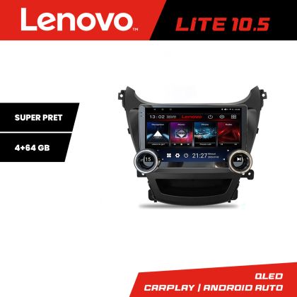 Navigatie Hyundai Elantra 2013-2015 Kit-359 Lenovo  8 core 4+64 10.5 inch Incell 1K android Wifi 5Ghz gps internet  Q