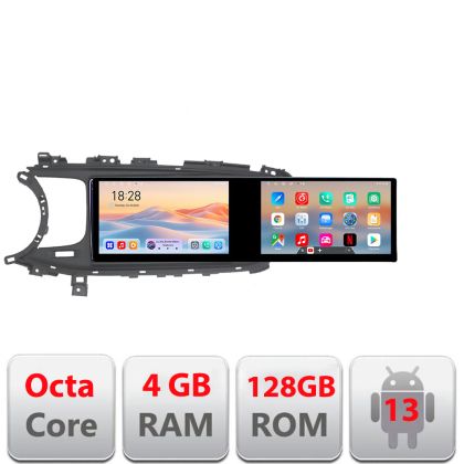 Navigatie Mitsubishi ASX 2017-2021 model facelift Edotec 2 ecrane  8 core 4+128 21.6 inch Incell android Wifi 5Ghz gps internet  Kit-091-v2