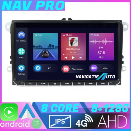 Navigatie dedicata VW PQB Android 8+128