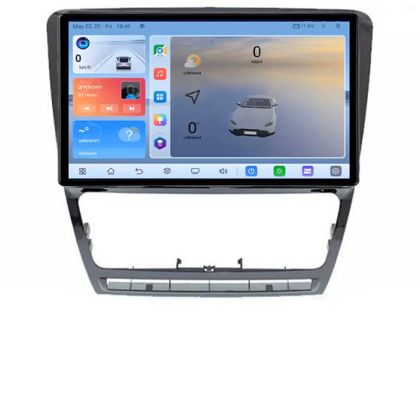 Navigatie Skoda Octavia 2 2005-2013 Manual C-005 Android 8 Core 2.2 Ghz 8+128 Qled 1K ADAS 4G LTE GPS 360 KIT-005+EDT-E410V3