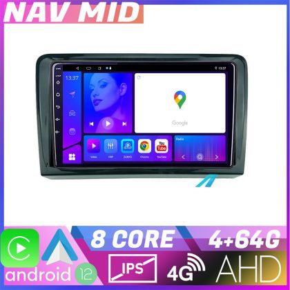 Navigatie Mercedes Viano Vito 2003 2015 EDOTEC-LITE Android radio gps internet Octa core 4 64 Carplay