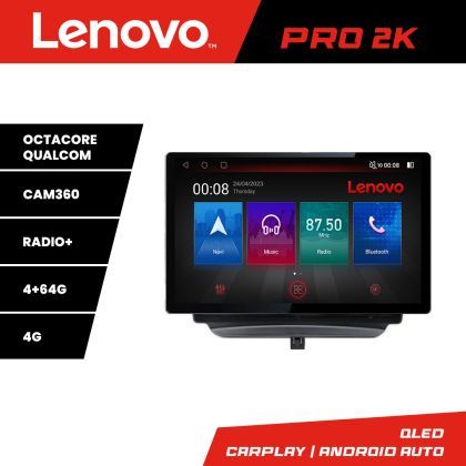 Navigatie Ford Turneo Courier Transit Courier 2014-2021 Lenovo Qled 13 inch 2K Octa Core 4+64 360 DSP ADAS carplay android auto radio internet kit-turneo+PRO-2K-13-4+64