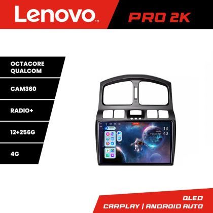 Navigatie Hyundai Santa Fe 2000-2006 Android radio gps internet 8 core QLED 2K 12+256 360 Lenovo