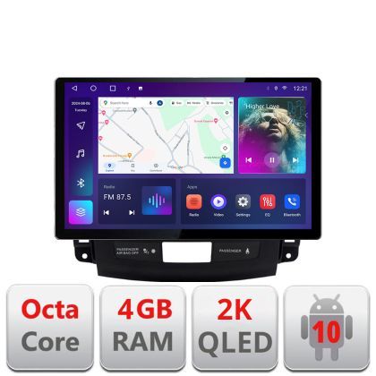 Navigatie dedicata Mitsubishi Outlander 2010 N-056 Edonav ecran 13" 2K 4+32 Android Waze USB Navigatie 4G 360 Toslink Youtube V2