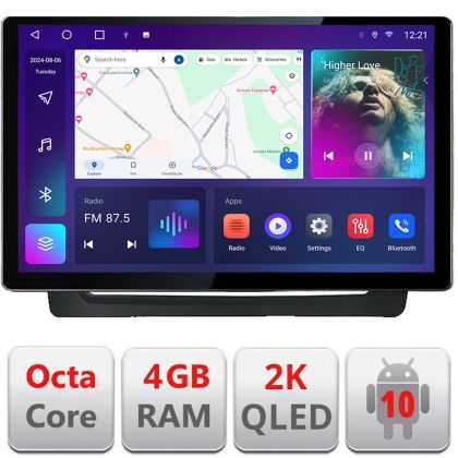 Navigatie dedicata Mitsubishi ASX 2020 N-asx2020 Edonav ecran 13" 2K 4+32 Android Waze USB Navigatie 4G 360 Toslink Youtube Ra