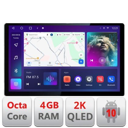 Navigatie dedicata Isuzu DMAX 2020- N-DMAX20 Edonav ecran 13" 2K 4+32 Android Waze USB Navigatie 4G 360 Toslink Youtube Radio