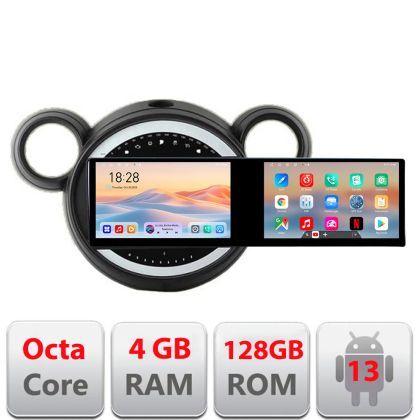 Navigatie Mini 2011-2015 cu sistem CIC Edotec 8 core 4+128 10.5 inch Incell 1K android Wifi 5Ghz gps internet
