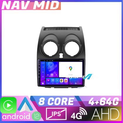 Navigatie Nissan Qashqai KIT 499 EDOTEC-LITE Android Ecran 720P Octa Core 4 64 Carplay