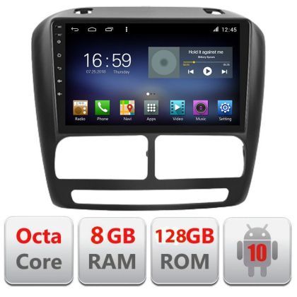 Navigatie Fiat Doblo 2010-2017 si Opel Combo 2010-2017  8+128 GB Octa Core LTE Android radio gps internet Kit-DO v1