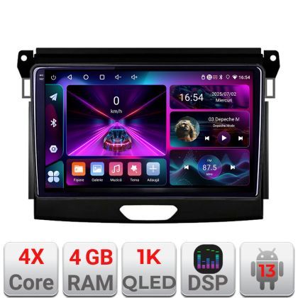 Navigatie Ford Ranger A-574  4+64 InCell Display 1K Android Waze USB Navigatie Internet Youtube Radio