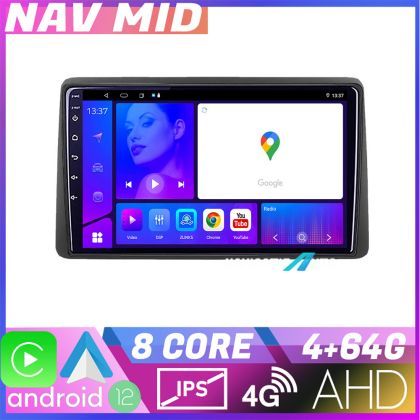 Navigatie Dacia Duster dupa 2019 KIT 199 EDOTEC-LITE Android Ecran 720P Octa Core 4 64 Carplay