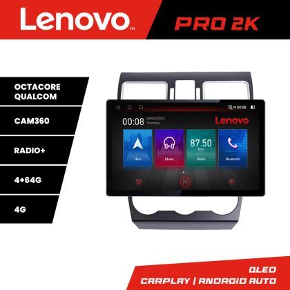 Navigatie Subaru Forester XV Lenovo Qled 13 inch 2K Octa Core 4+64 360 DSP ADAS carplay android auto radio internet kit-062-2019+PRO-2K-13-4+64