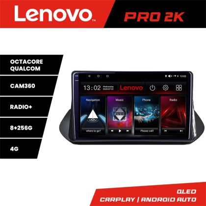 Navigatie Nissan X-trail 2021- Lenovo Qled 2K Octa Core 8+256 360 DSP carplay android auto radio gps internet kit-x-trail-2021+PRO-2K-10-8+256
