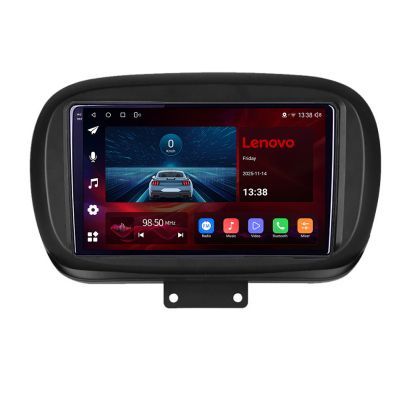 Navigatie Fiat 500 2014- M-539 Octa Core Android Radio Bluetooth GPS WIFI/4G DSP 2K 8+128GB 360 Toslink