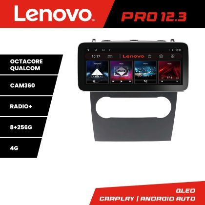 Navigatie Mercedes clasa A W169 2004-2012 Lenovo Qled 12.3 inch Octa Core 8+256 360 DSP ADAS carplay android auto radio internet Kit-+PRO-12.3-8+256