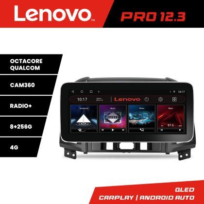 Navigatie Hyundai Santa Fe 2007-2012 K-008 Lenovo PRO 8+256 12.3 inch qled android 4G DSP gps internet