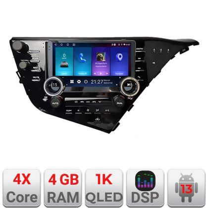 NavigatieToyota Camry 2017-2021 Kit-camry-2018 Edotec  4+64 10.5 inch Incell 1K android Wifi 5Ghz gps internet