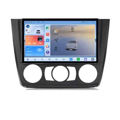 Navigatie BMW Seria 1 E87 2007-2011 clima manuala C-bmw117-manual Android 8 Core 2.2 Ghz 8+128 Qled 1K ADAS 4G LTE GPS 360 KIT-bmw117-manual+EDT-E409V3