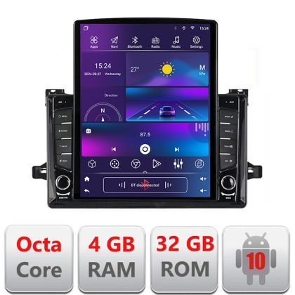 Navigatie Toyota Urbancruiser 2009-2014 Octa Core ecran tip TESLA 9.7" cu Android Radio Bluetooth Internet GPS WIFI 4+32GB DSP 4G