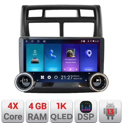 Navigatie Kia Sportage 2007-2013 Kit-023 Edotec  4+64 10.5 inch Incell 1K android Wifi 5Ghz gps internet