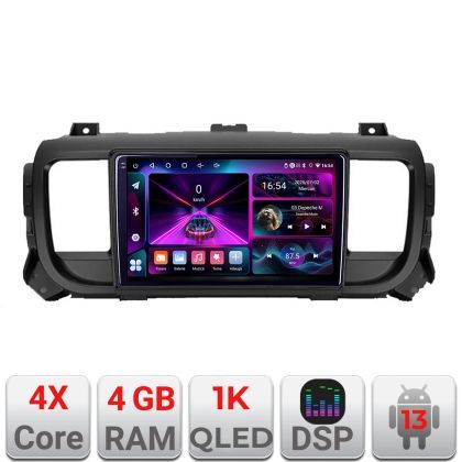 Navigatie Citroen Jumpy Toyota Proace Peugeot Traveller A-jumpy16  4+64 InCell Display 1K Android Waze USB Navigatie Internet Youtube