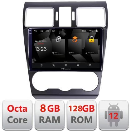 Navigatie Subaru Forester XV Nakamichi NAM5960PRO Octa core 8+128 carplay android auto radio gps internet