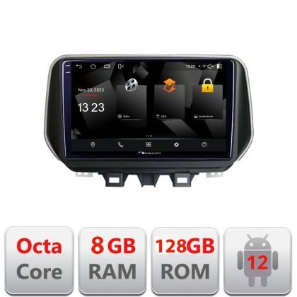 Navigatie Hyundai Tucson 2019 Quad Core 5960Pro-1135 Android Octa Core Qualcomm 2K Qled 8+128 DTS DSP 360 4G Optical