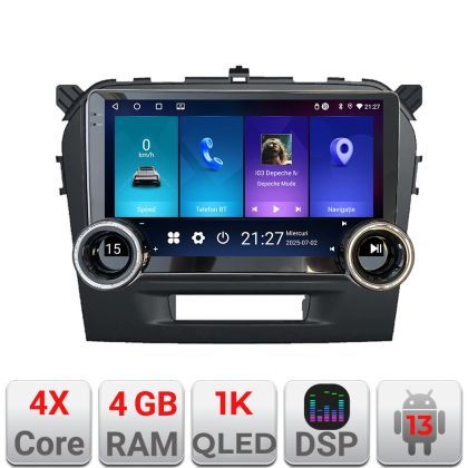 Navigatie Suzuki Grand Vitara 2016- Kit-2265 Edotec  4+64 10.5 inch Incell 1K android Wifi 5Ghz gps internet