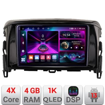 Navigatie Mitsubishi Eclipse Cross 2017- Android radio gps internet 4+64 InCell Display 1K Kit-cross-eu+EDT-E209-RK
