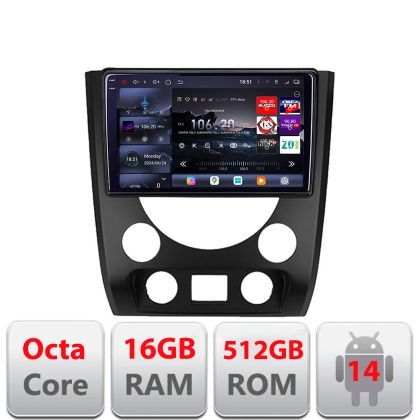 Navigatie Ssangyong rexton 2013-2016 Android radio gps internet  8 core QLED 2K 16+512GB 360 Edotec