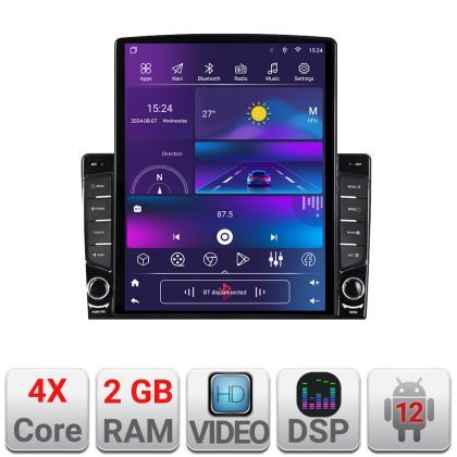 Navigatie Ford Focus C-max S-max Galaxy Mondeo unitati ovale dedicata Android radio gps internet quad core 2+32 ecran vertical 9.7" kit-ford-oval+EDT-E708