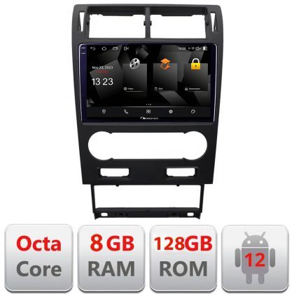Navigatie Ford Mondeo 2004-2007 Nakamichi NAM5960PRO Octa core 8+128 carplay android auto radio gps internet