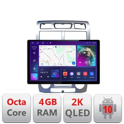 Navigatie dedicata Kia Sportage 2005-2007 N-0023 Edonav ecran 13" 2K 4+32 Android Waze USB Navigatie 4G 360 Toslink Youtube Ra