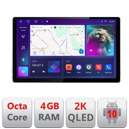 Navigatie dedicata Toyota Estima  2006-2013 Edonav ecran 13" 2K 4+32 Android Waze USB Navigatie 4G 360 Toslink Youtube Radio K
