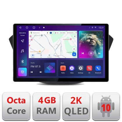 Navigatie dedicata Ford Transit Quad Core N-845 Edonav ecran 13" 2K 4+32 Android Waze USB Navigatie 4G 360 Toslink Youtube Rad