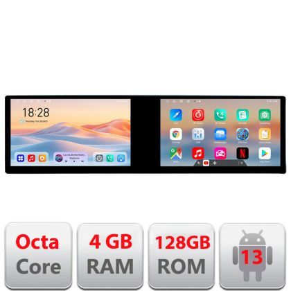 Navigatie Kia Ceed 2007-2009 Edotec 2 ecrane  8 core 4+128 21.6 inch Incell android Wifi 5Ghz gps internet  KIT-Ceed07