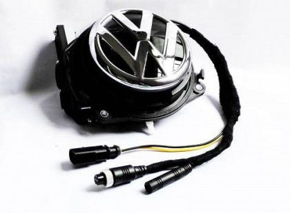 Camera spate emblema VW Golf 8 marsarier AHD CVBS 720p selectabil lini de ghidaj vedere pe timp de noapte