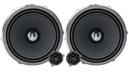 Set 2 Difuzoare componente, pe 2 căi VW, 7" (180 mm) cu filtre si cabluri plug & play, 90 W RMS/180 W MAX, 4 Ohm, Phoenix Gold, ZDSW7CS
