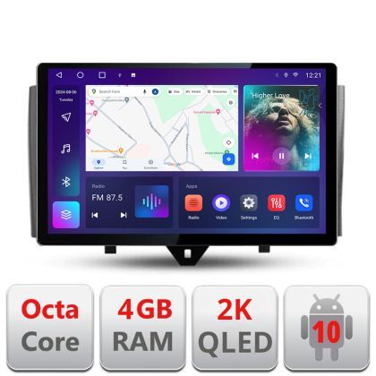 Navigatie dedicata Smart For Two 2010-2015 N-Smart10 Edonav ecran 13" 2K 4+32 Android Waze USB Navigatie 4G 360 Toslink Youtub