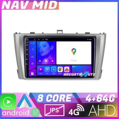 Navigatie Toyota Avensis 2009 2015 KIT TY12 EDOTEC-LITE Android Ecran 720P Octa Core 4 64 Carplay