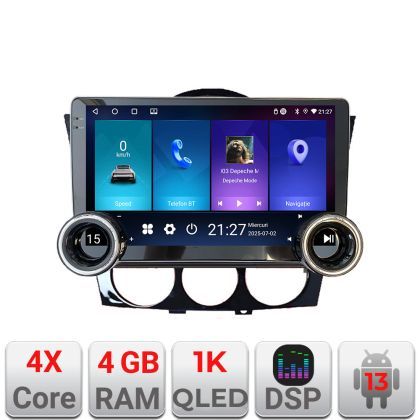 Navigatie Mazda RX8 2008-2011 Edotec  4+64 10.5 inch Incell 1K android Wifi 5Ghz gps internet
