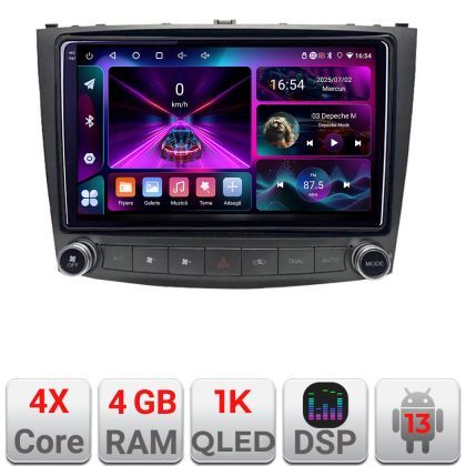 Navigatie Lexus IS 2005-2011 A- IS  4+64 InCell Display 1K Android Waze USB Navigatie Internet Youtube Radio
