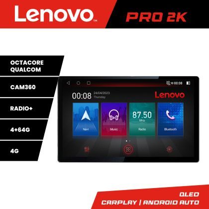 Navigatie Mercedes GLK 2012-2015 NTG4.5 K-GLK Lenovo PRO 4+64 13 inch 2K android 4G DSP gps internet