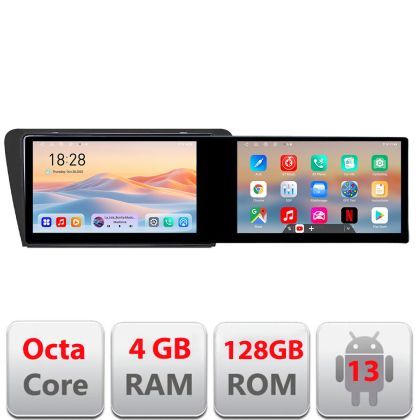 Navigatie SKODA SKODA OCTAVIA 2014-2020 Manual Kit-279 Edotec 2 ecrane  8 core 4+128 21.6 inch Incell android Wifi 5Ghz gps internet