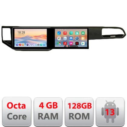 Navigatie VW Golf Sportsvan 2016-2021 Kit-sportsvan Edotec 2 ecrane  8 core 4+128 21.6 inch Incell android Wifi 5Ghz gps internet