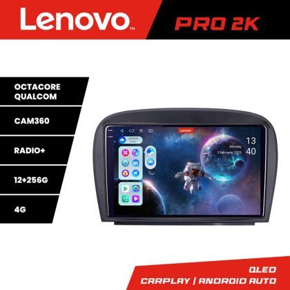 Navigatie Mercedes SL W230 2004-2011 Lenovo Kit-W230 8 core QLED 2K 12+256 360 Android Waze USB Navigatie Internet Youtube Radio