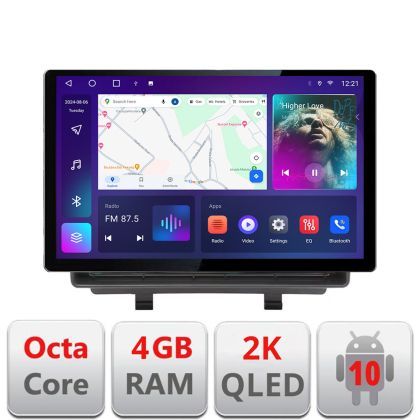 Navigatie Opel Zafira C 2011-2019 Qled 2K Octa Core 4+32 LTE 4G DSP Wifi 5Ghz android auto carplay radio gps internet KIT-zafira-c+EDT-E413-2K