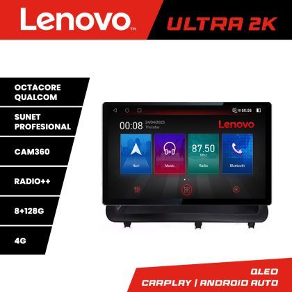 Navigatie Lexus CT 2011-2018 varianta cu ecran de fabrica Qled 2K Octa Core 8+128 LTE 4G DSP Wifi 5Ghz HDMI android auto carplay radio gps internet KIT-ct-high+ULTRA-2K-13-8+128